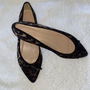Jcrew leopard flats